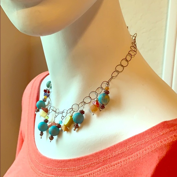 ARTISAN Circle of Life Linked Necklace - Picture 1 of 4
